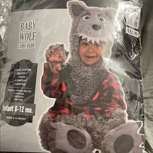 6-12 month baby wolf costume